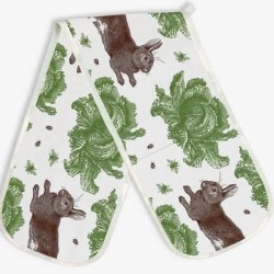 Rabbit and Cabbage -Double Oven Glove -  Thornback and Peel OG0801